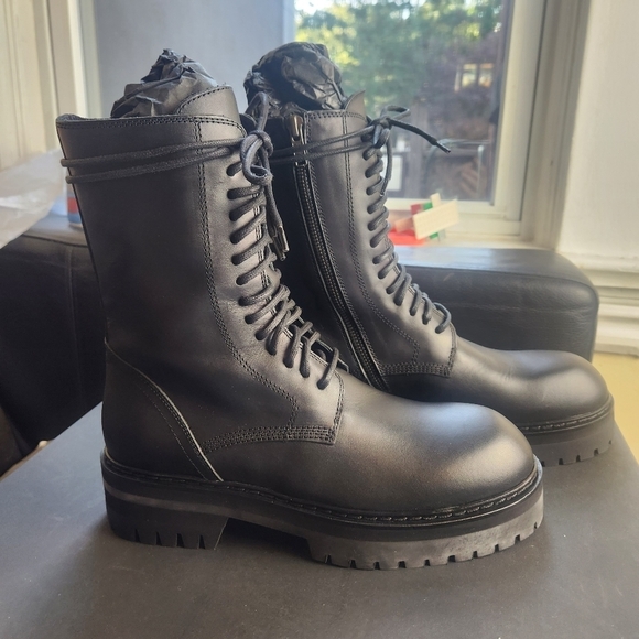 Ann Demeulemeester Alex Lace Up boots size 38 BNWT - Picture 7 of 12